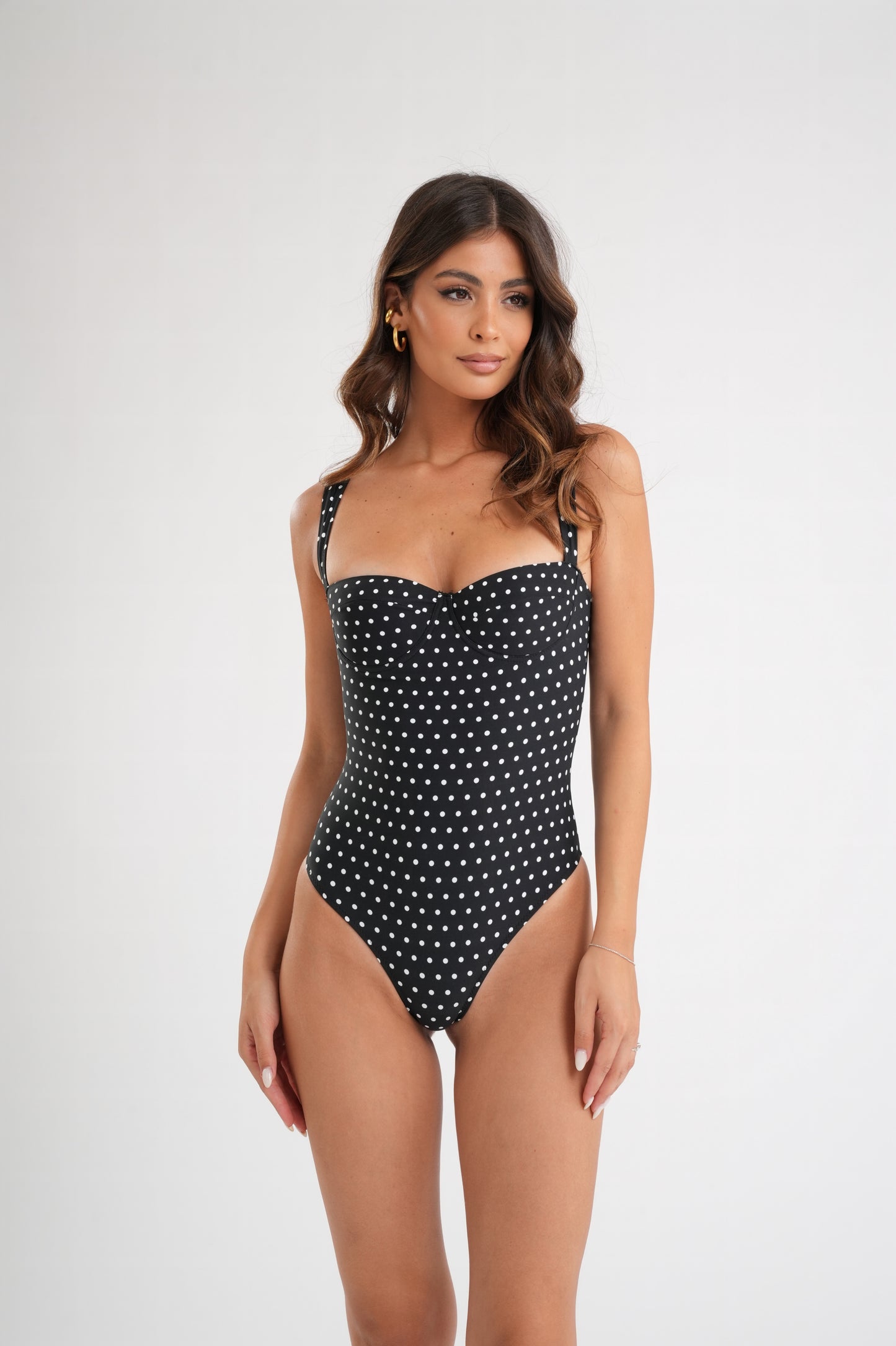 Intero Balconette Pin Up Black