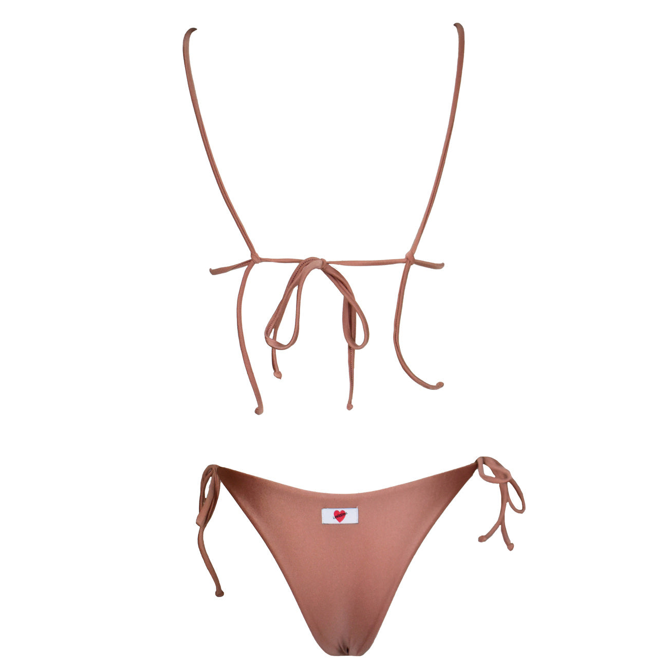 Triangolo Seta Corinne Oro Rosa