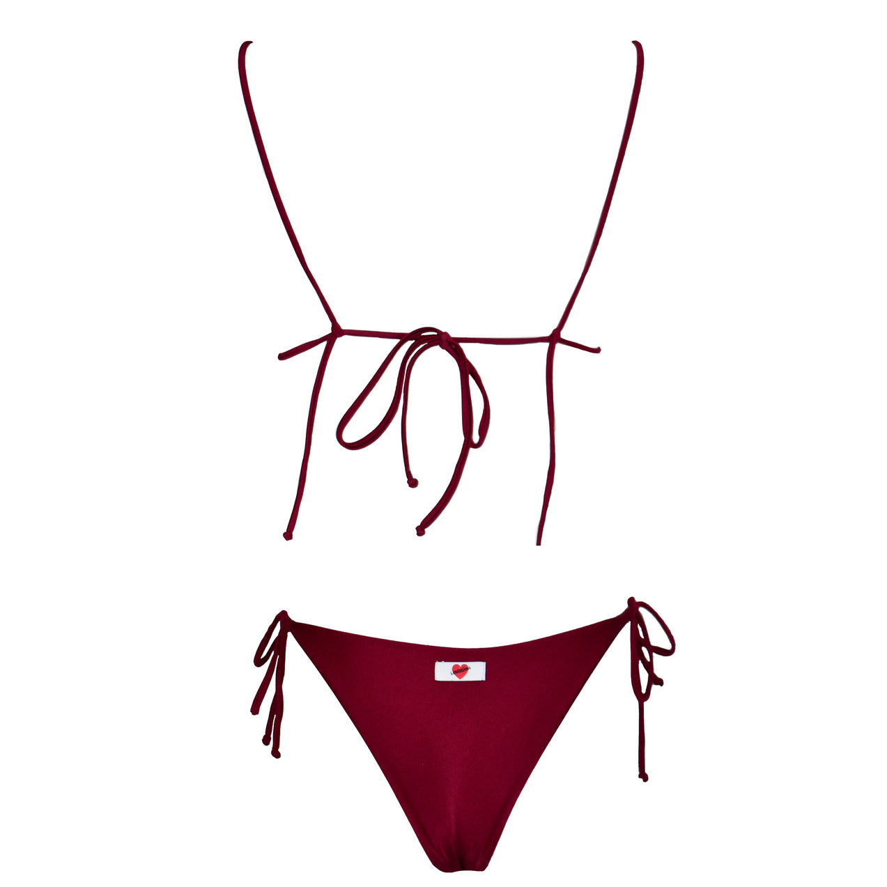 Triangolo Seta Corinne Sangria