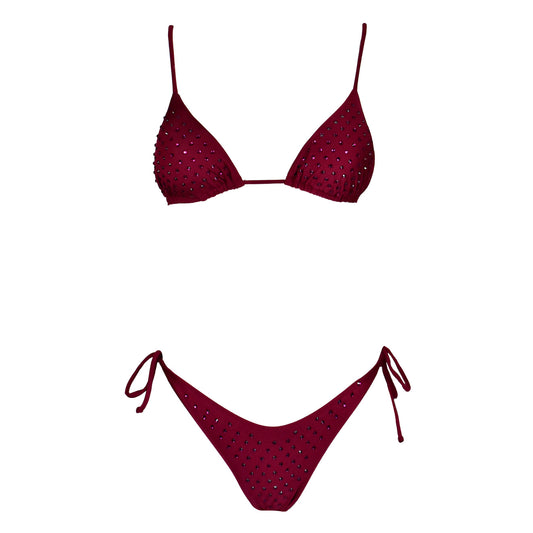 Triangolo Seta Corinne Sangria