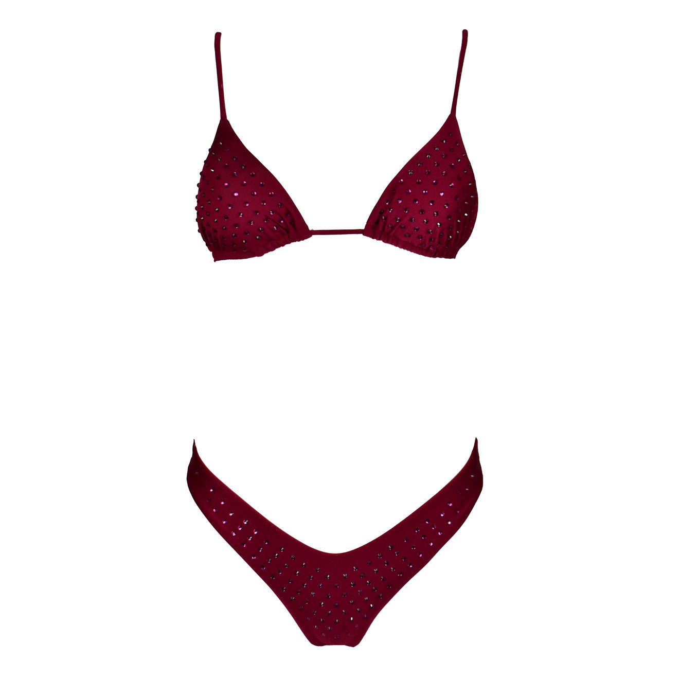 Triangolo Seta Corinne Sangria