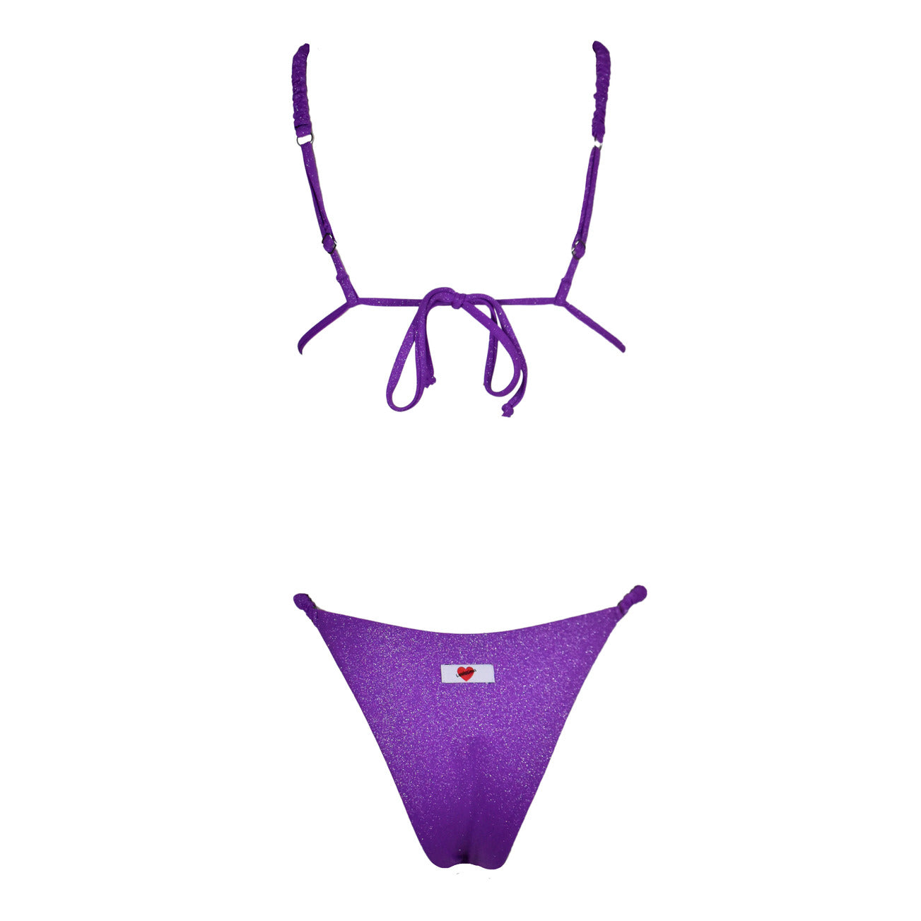 Triangolo Cristal Scrunchies Ametista