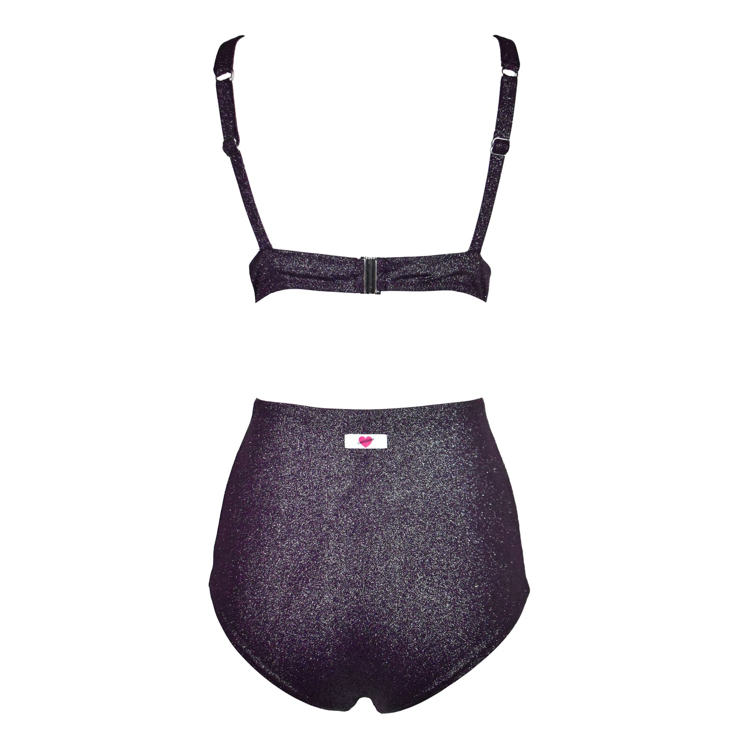 Bralette Moorea Cristal Rouge Noir