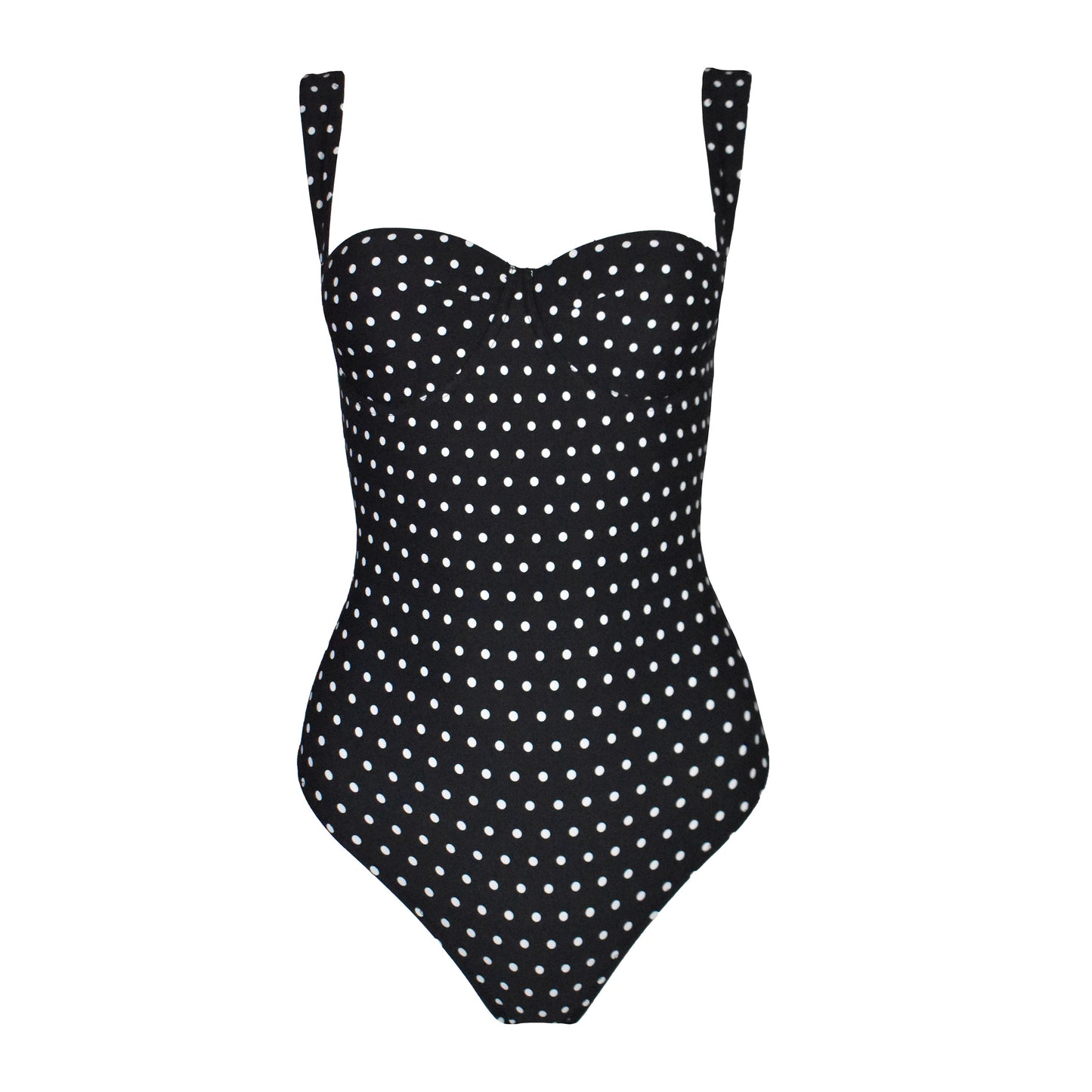 Intero Balconette Pin Up Black