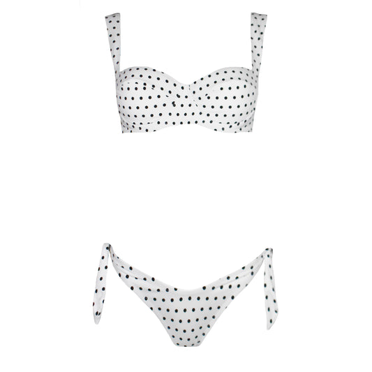 Balconette Pin Up White