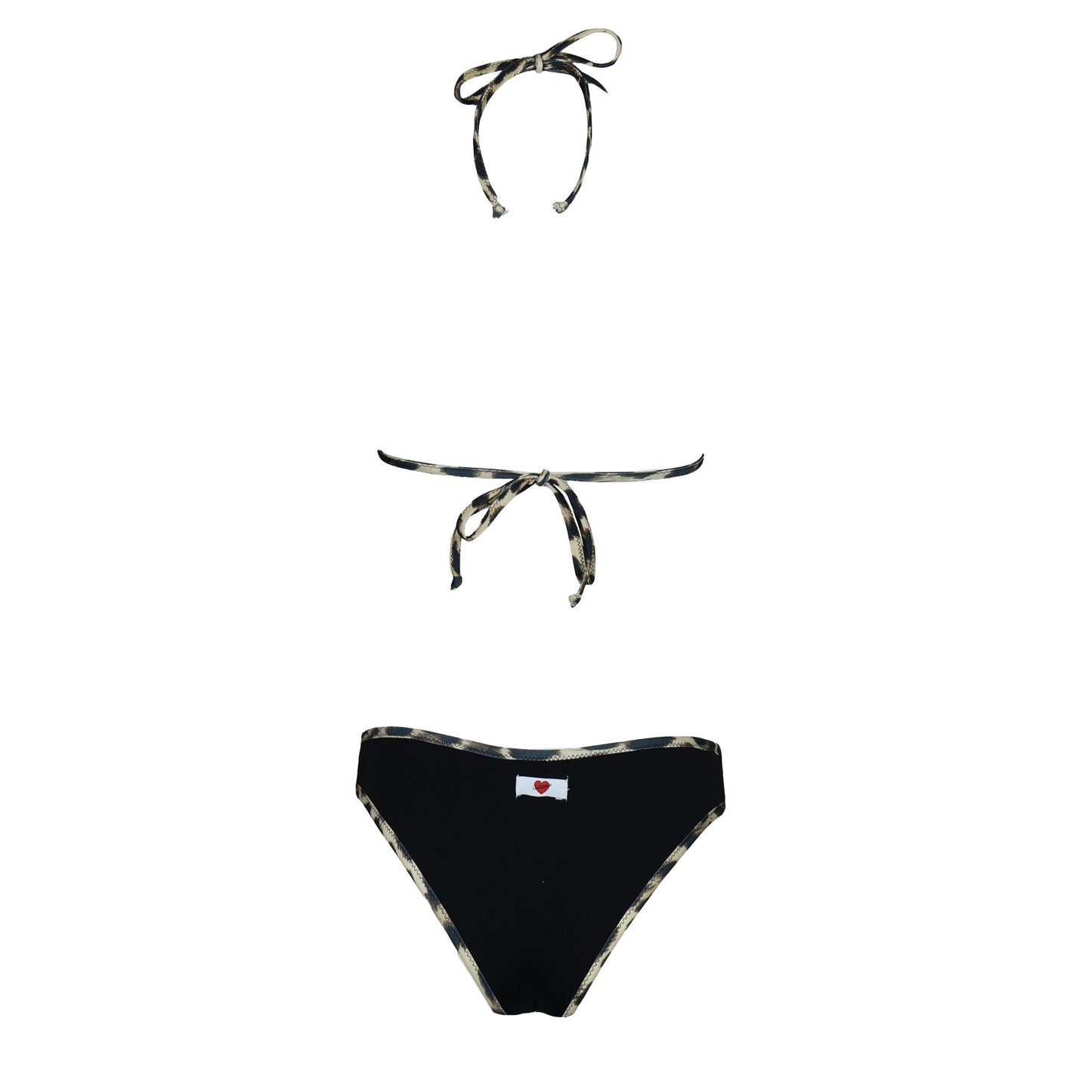 Triangolo Double Animalier/Black