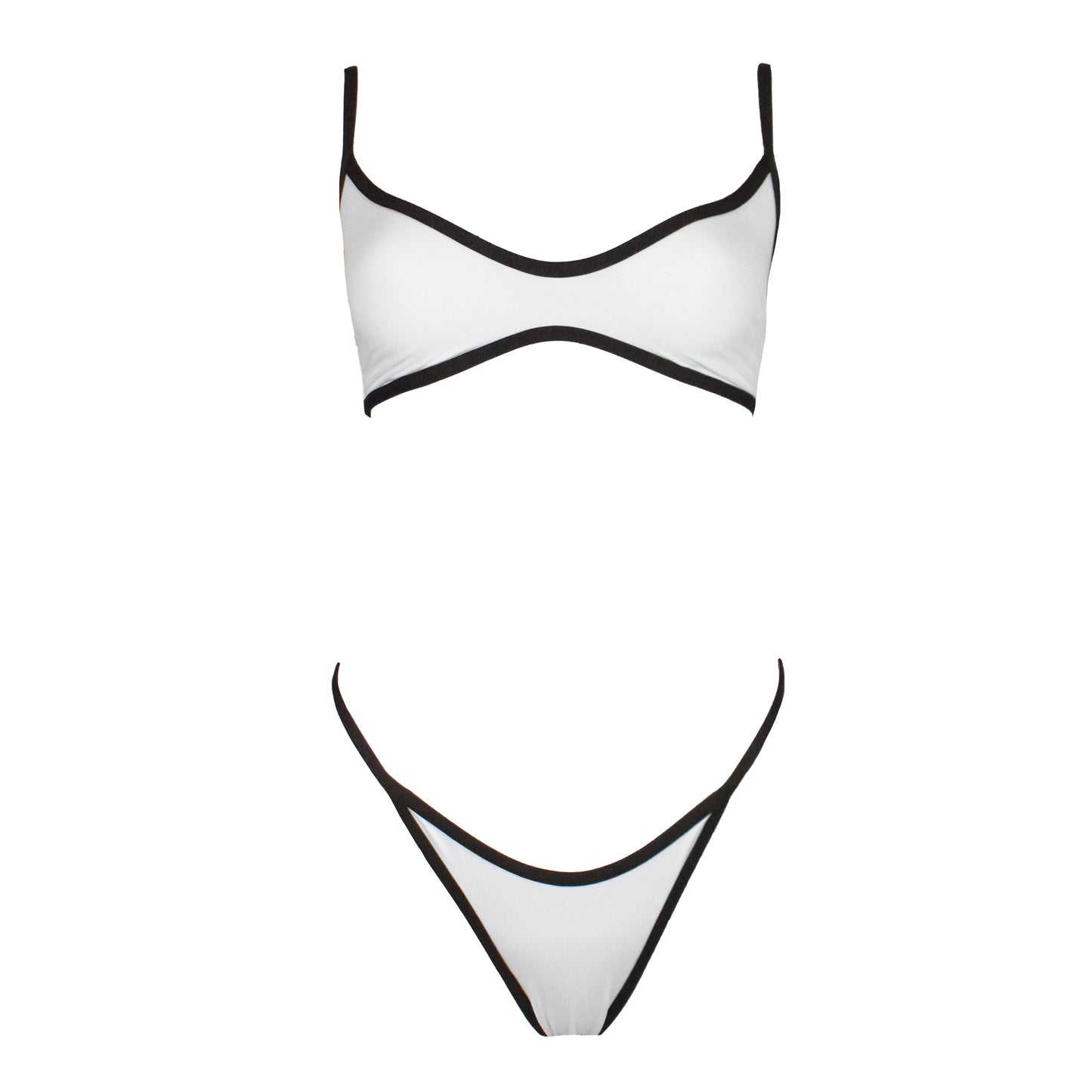 Corpetto Thalia White/Choco