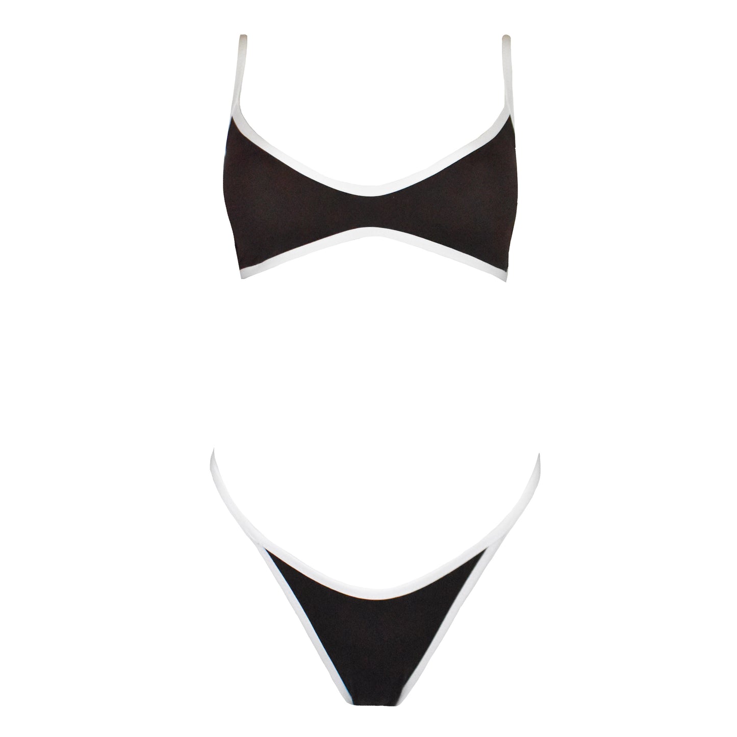 Corpetto Thalia Choco/White