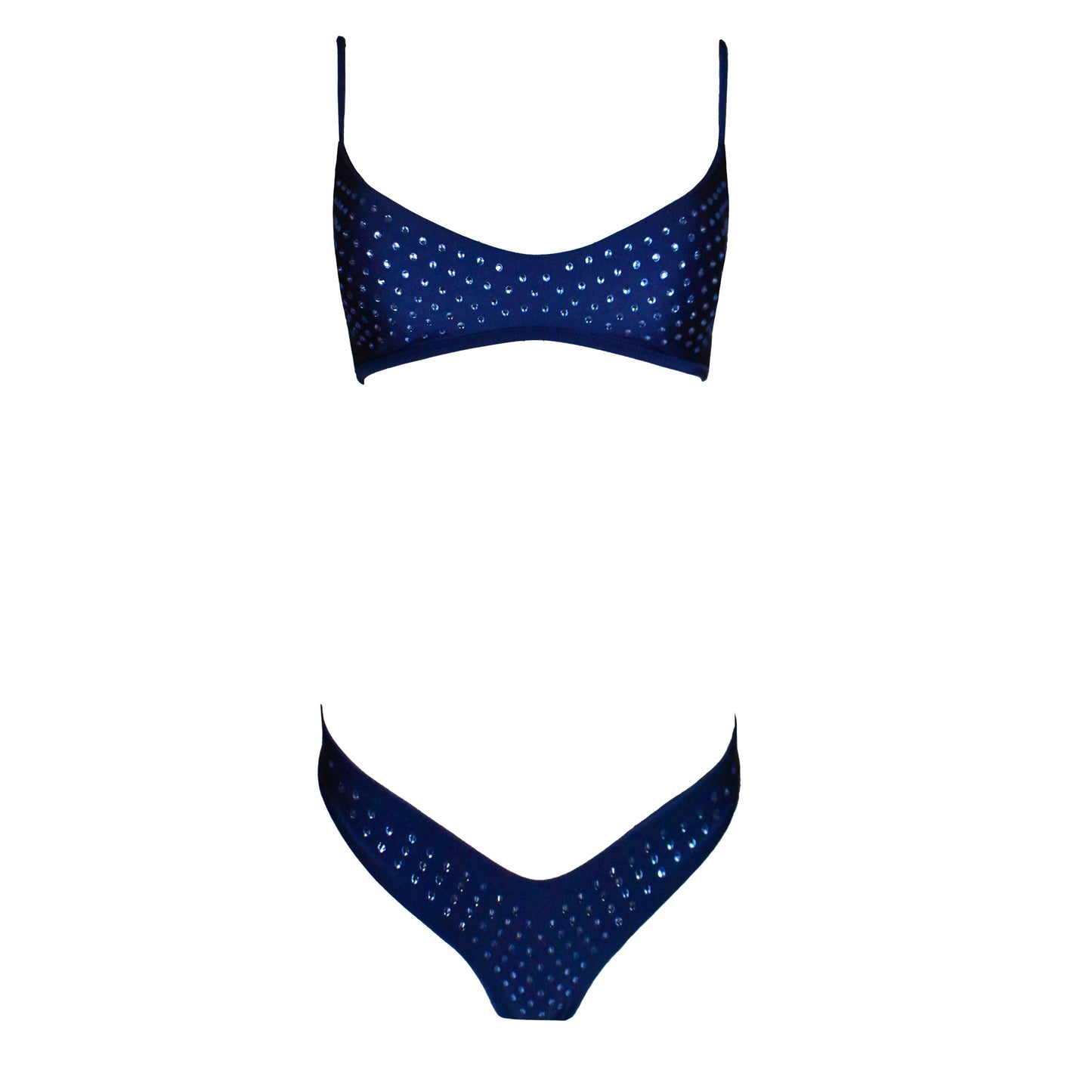Corpetto Seta Corinne Night Blue