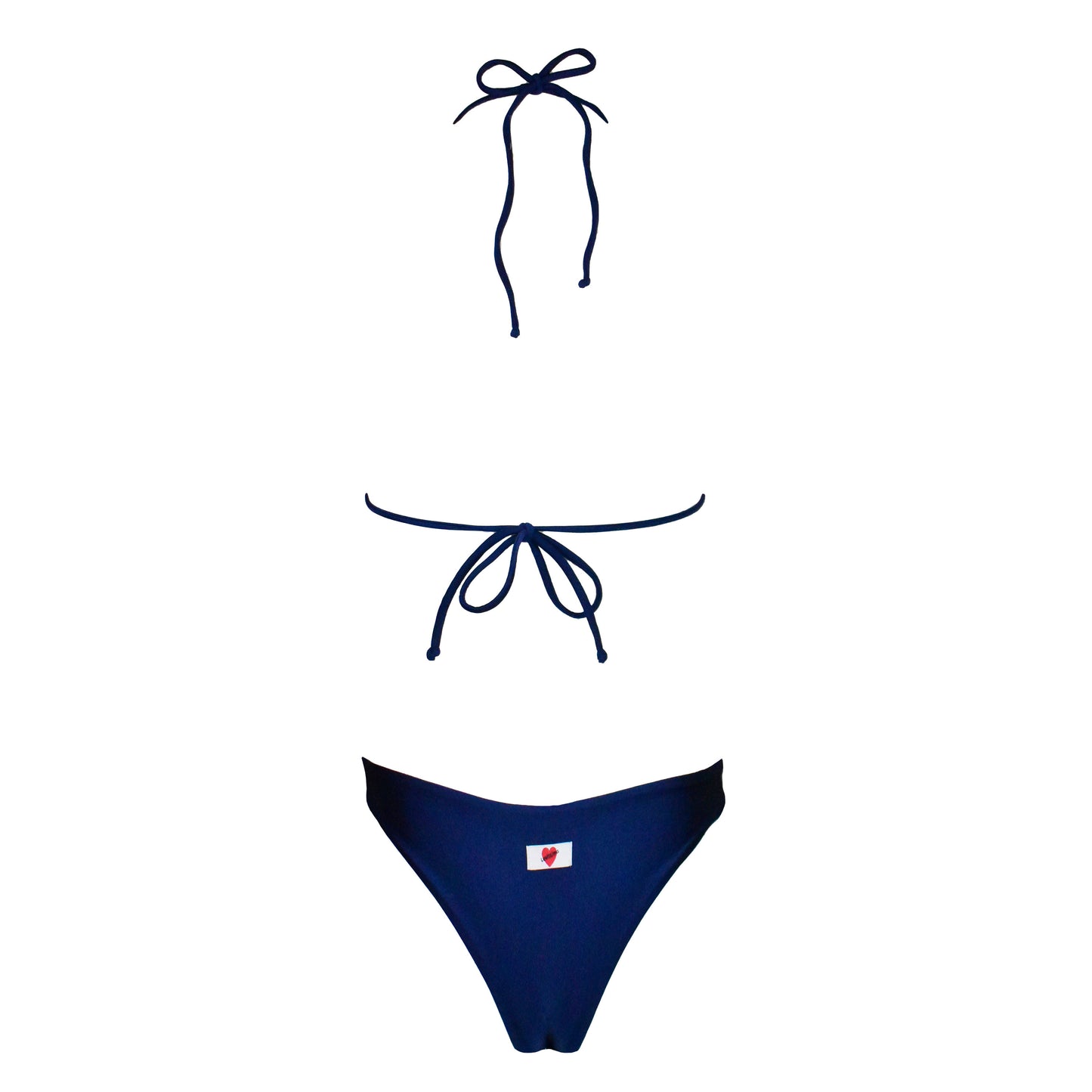 Triangolo Seta Corinne Night Blue