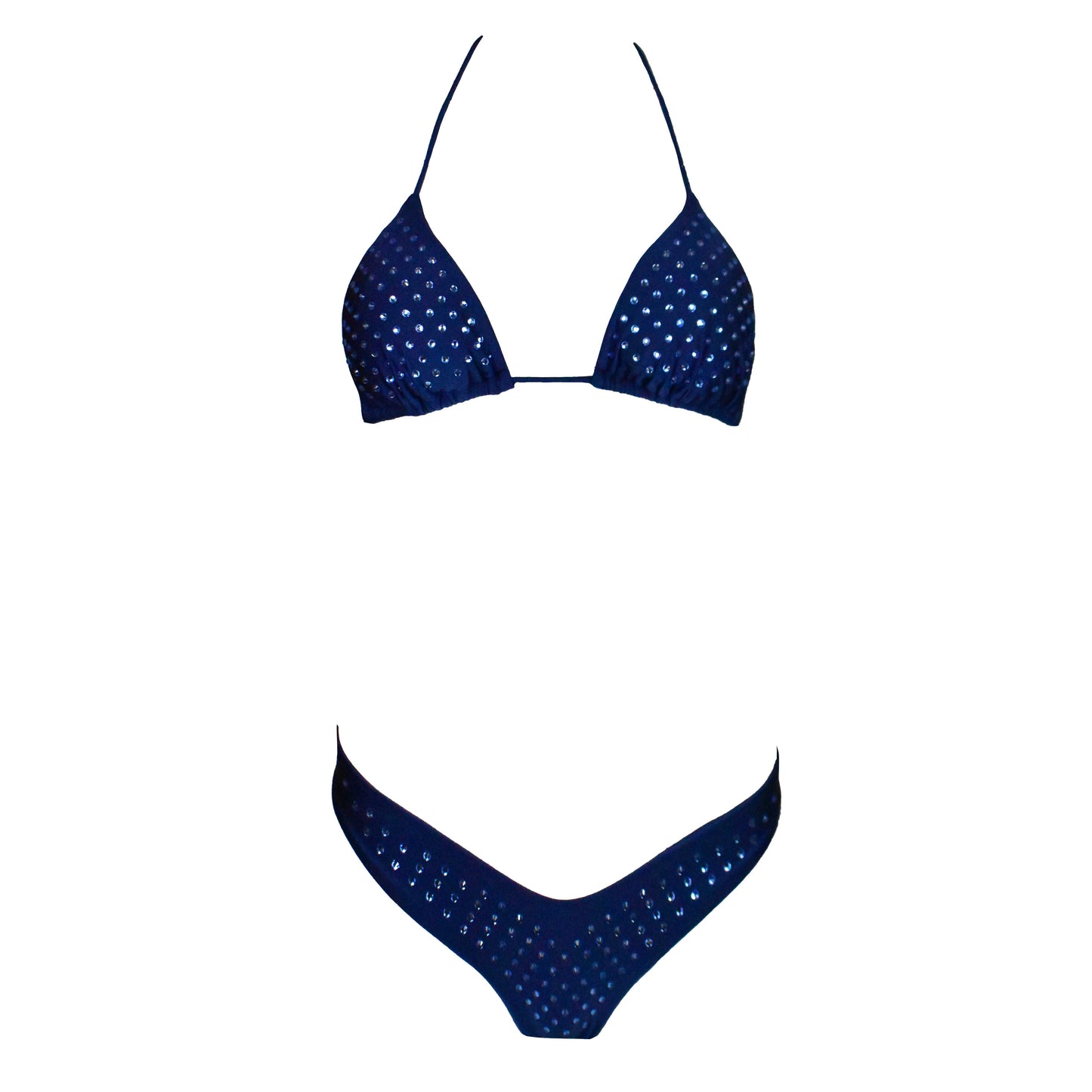 Triangolo Seta Corinne Night Blue