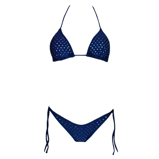 Triangolo Seta Corinne Night Blue