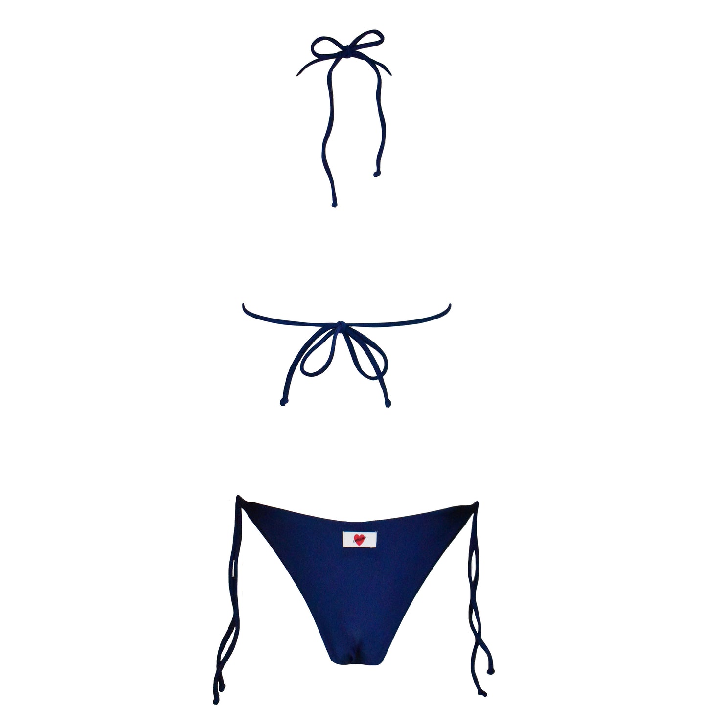 Triangolo Seta Corinne Night Blue