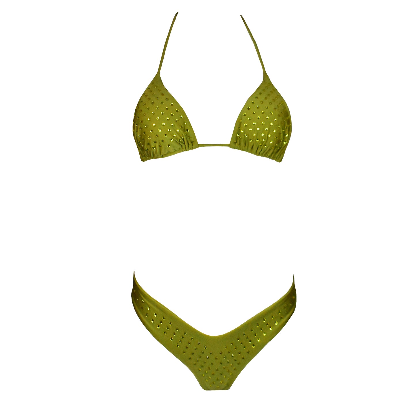 Triangolo Seta Corinne Wasabi