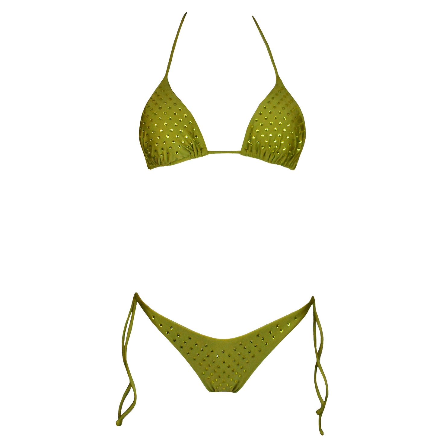 Triangolo Seta Corinne Wasabi