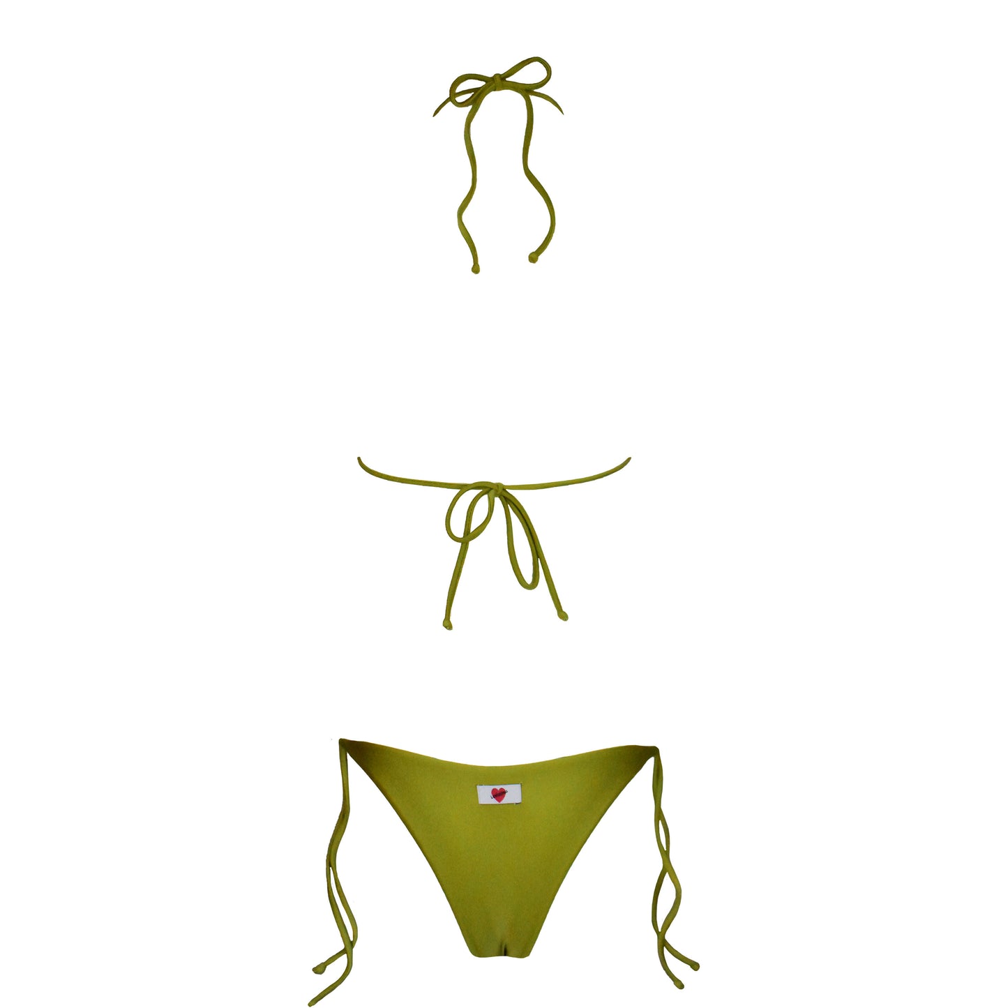 Triangolo Seta Corinne Wasabi