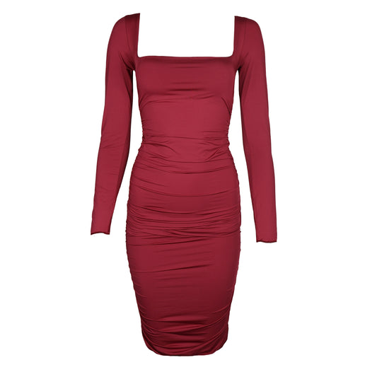 Dress Evelyn Burgundy