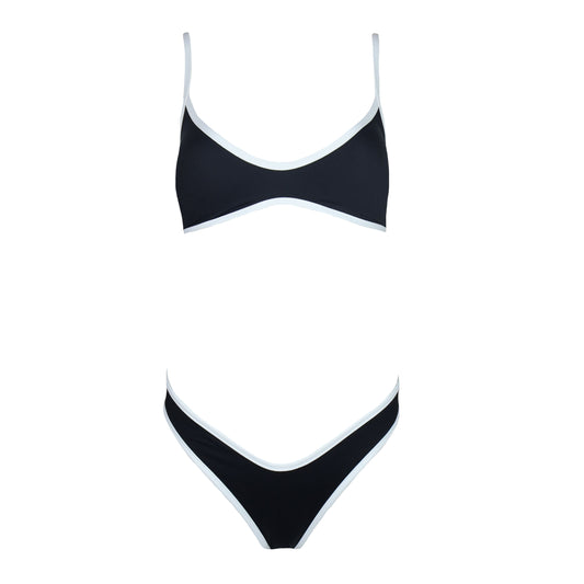Corpetto Thalia Black/White