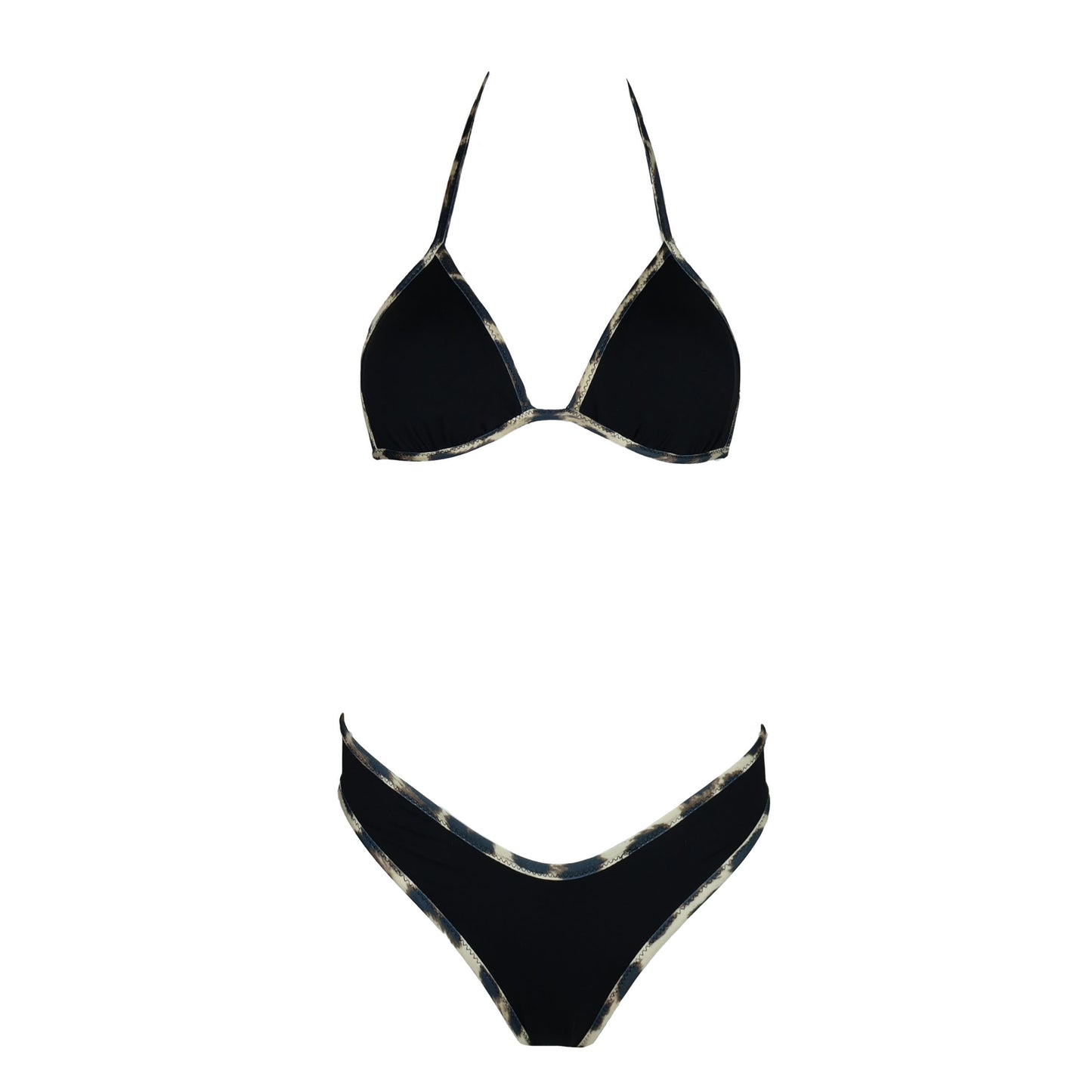 Triangolo Double Animalier/Black