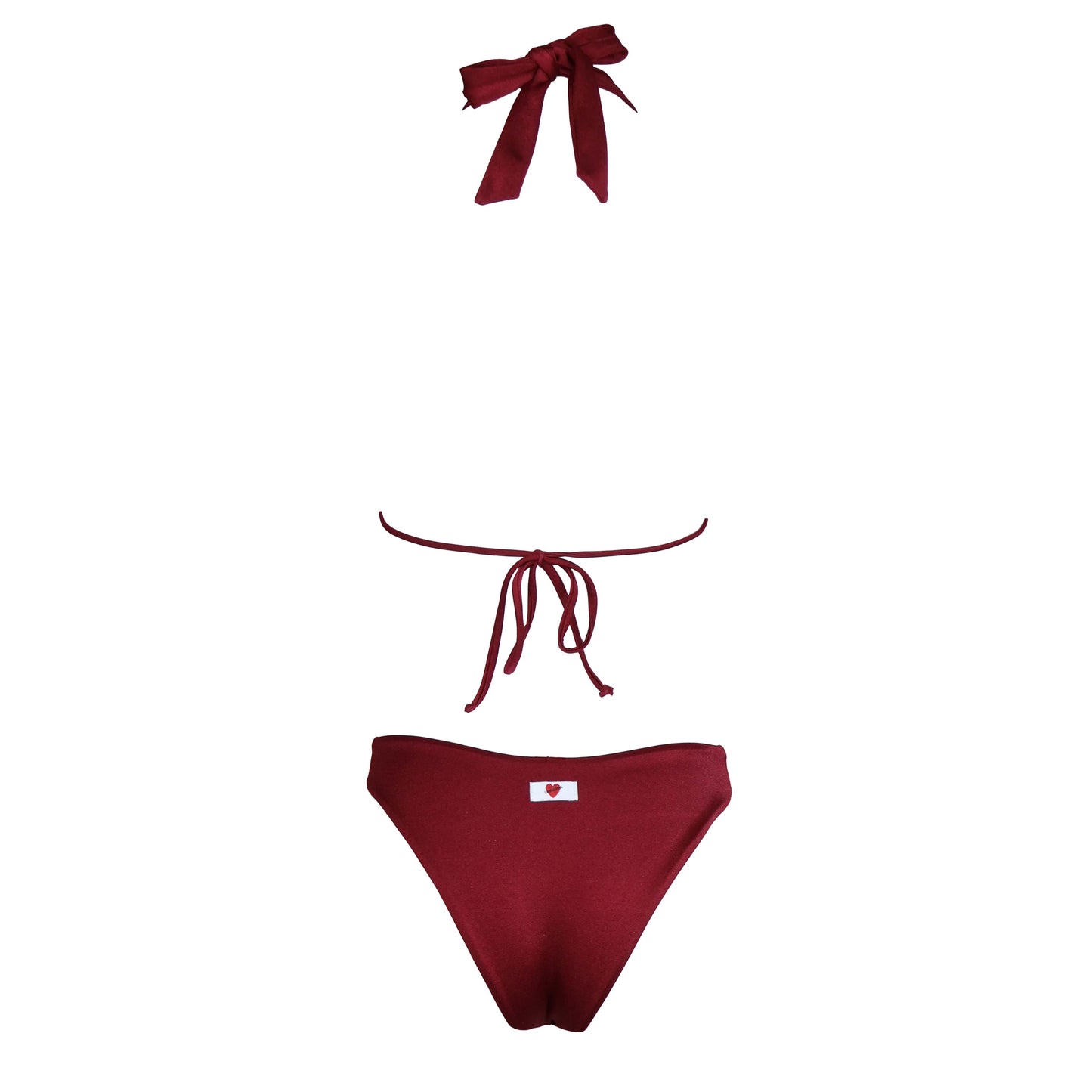 Triangolo Snake Burgundy