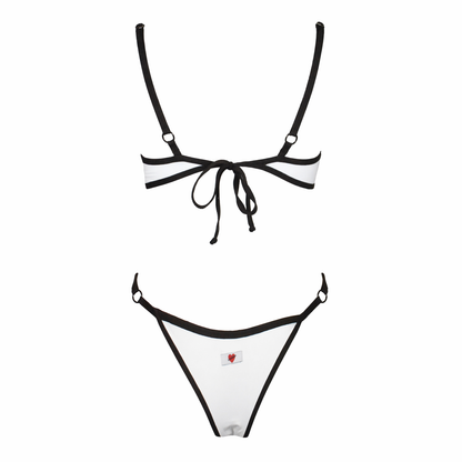 Corpetto Thalia White/Moka