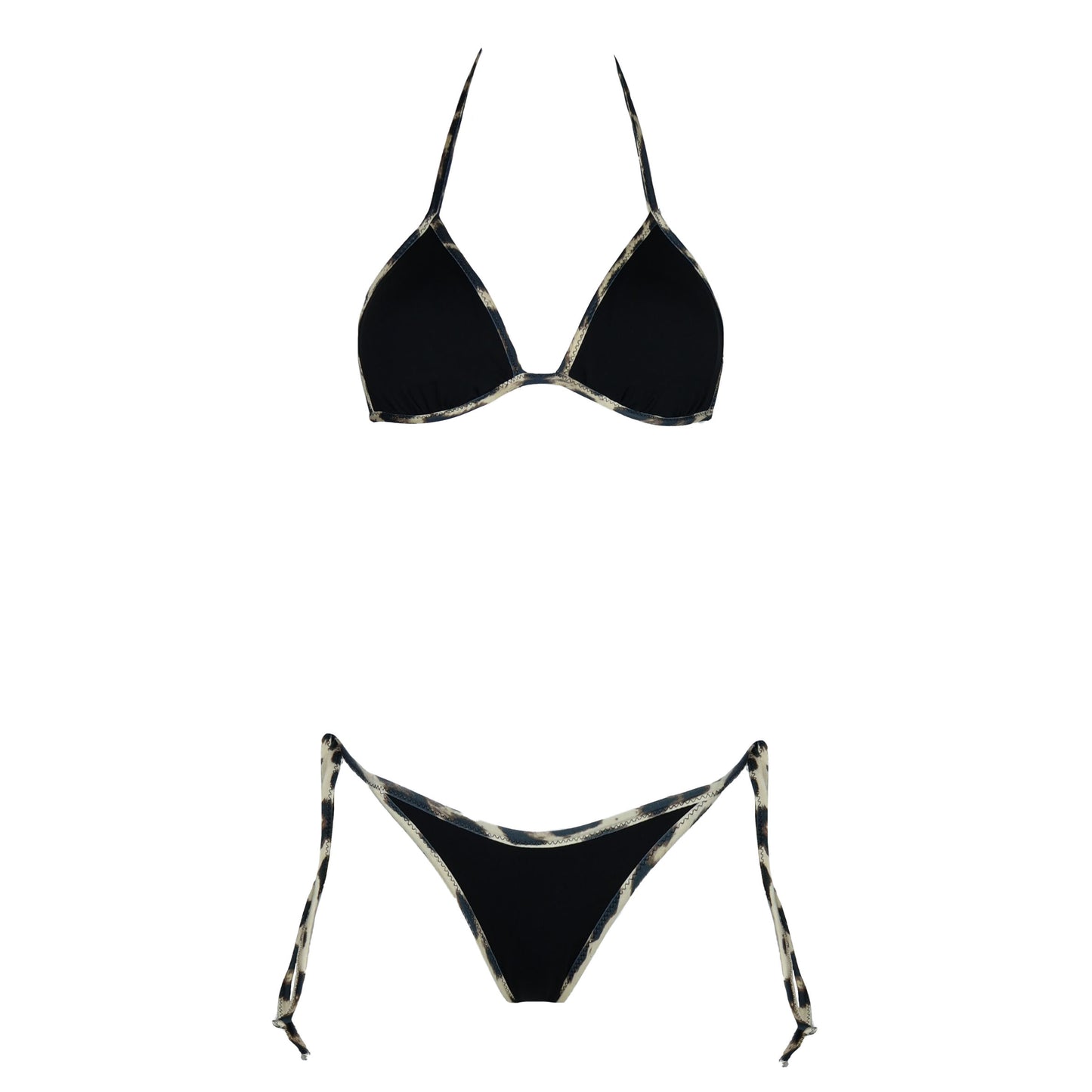 Triangolo Double Animalier/Black
