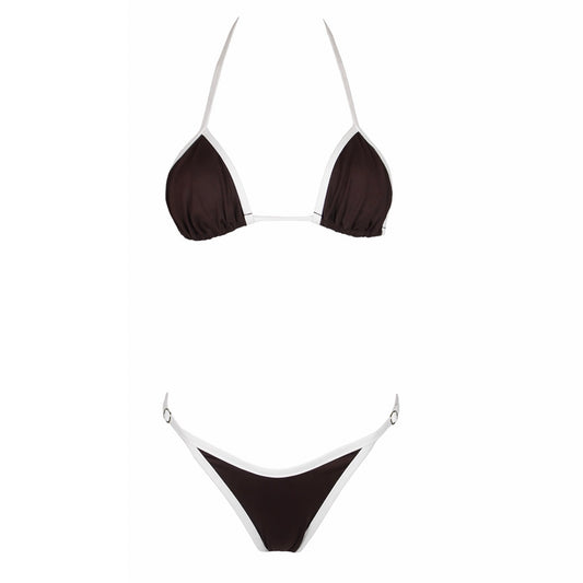 Triangolo Thalia Moka/White