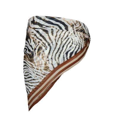 Foulard White Tiger