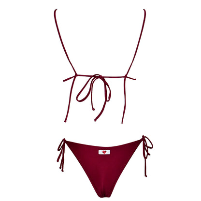 Triangolo Seta Corinne Sangria