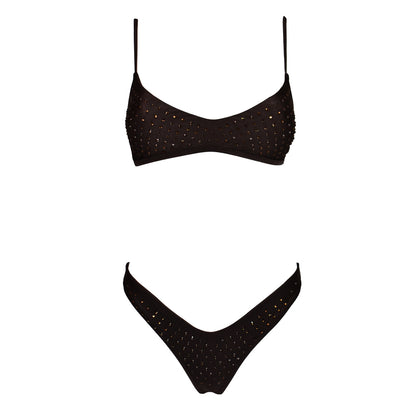 Corpetto Seta Corinne Dark Chocolate