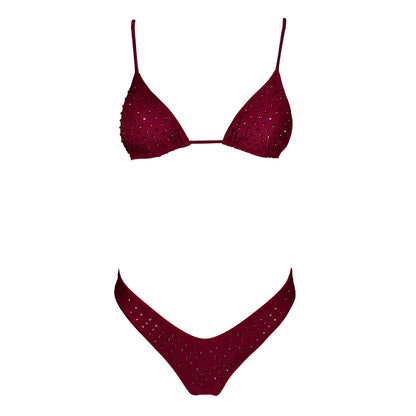 Triangolo Seta Corinne Sangria