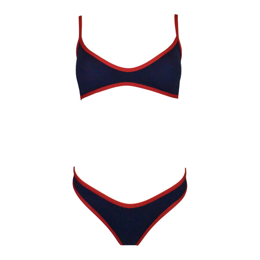 Corpetto Thalia Blue/Red