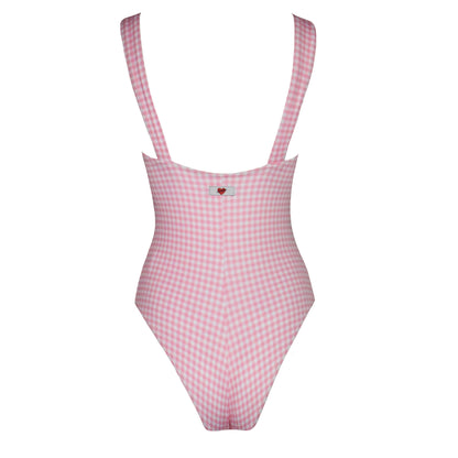 Intero Balconette Vichy Pink
