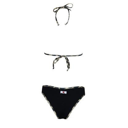 Triangolo Double Animalier/Black