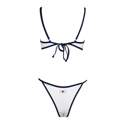 Corpetto Thalia White/Blue