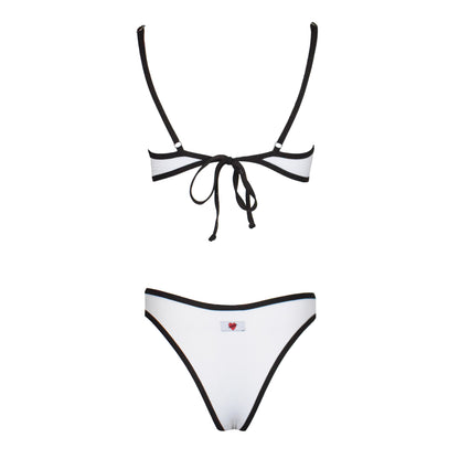 Corpetto Thalia White/Choco