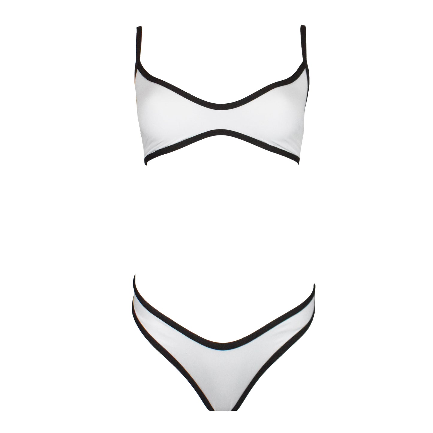 Corpetto Thalia White/Choco