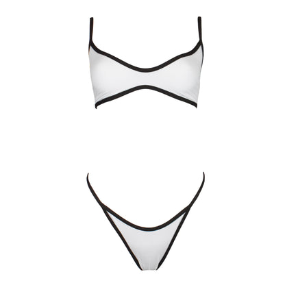 Corpetto Thalia White/Choco