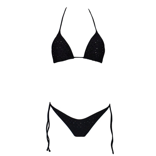 Triangolo Seta Corinne Black