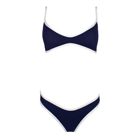 Corpetto Thalia Blue/White