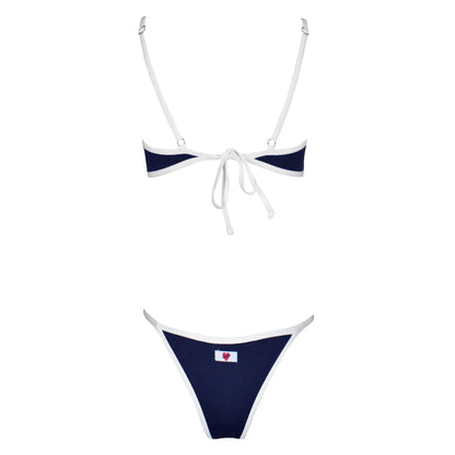 Corpetto Thalia Blue/White