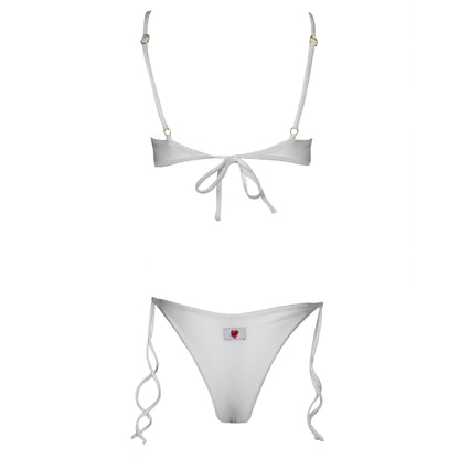 Corpetto Seta Corinne White