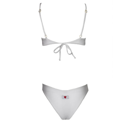 Corpetto Seta Corinne White