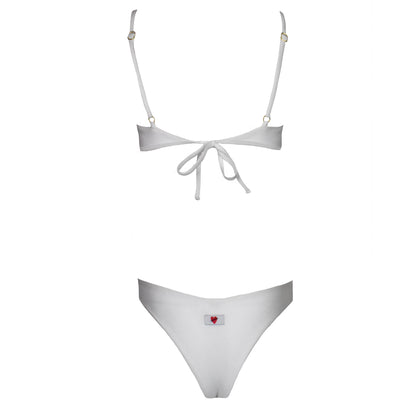 Corpetto Seta Corinne White