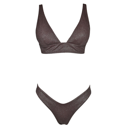 Bralette Moorea Cristal Dark Chocolate