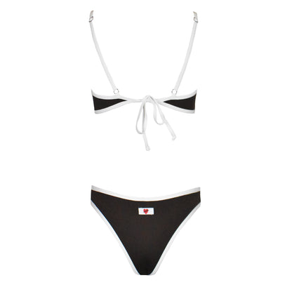 Corpetto Thalia Choco/White