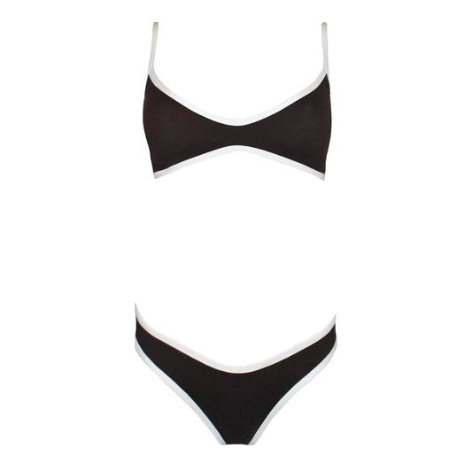 Corpetto Thalia Choco/White