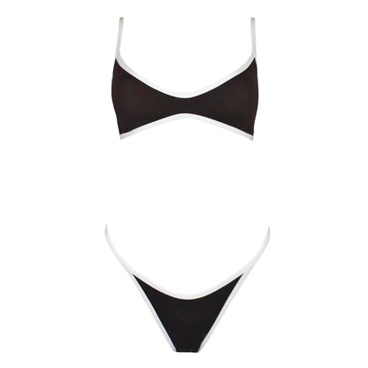 Corpetto Thalia Choco/White
