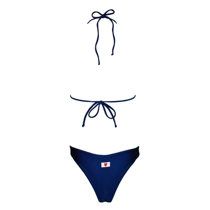 Triangolo Seta Corinne Night Blue