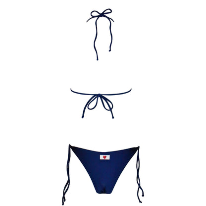 Triangolo Seta Corinne Night Blue
